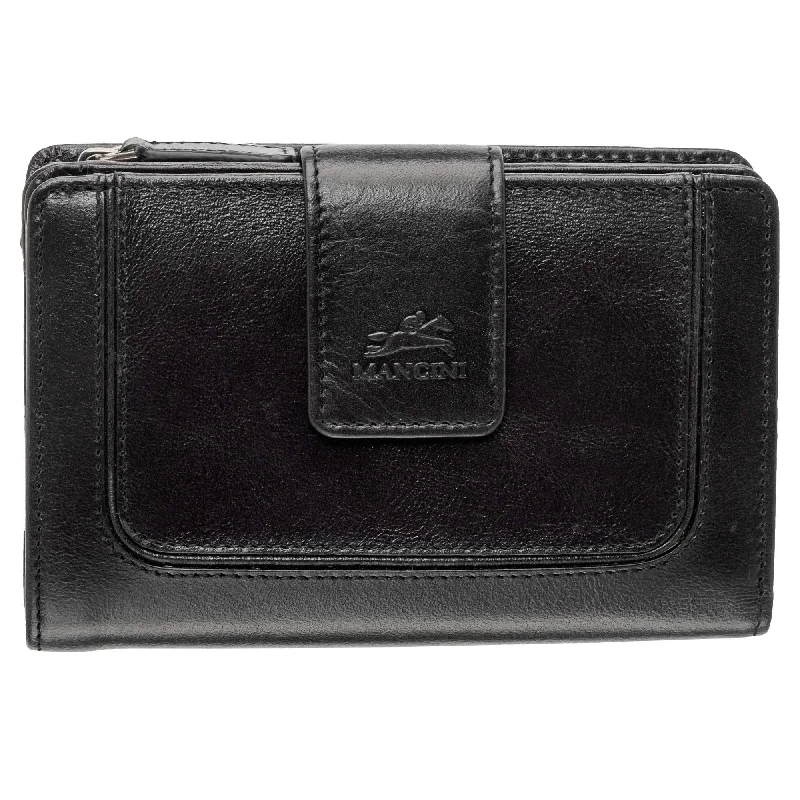 Lightweight luggage tags with personalized names and contact info for easy identificationMancini South Beach RFID Secure Medium Clutch Wallet