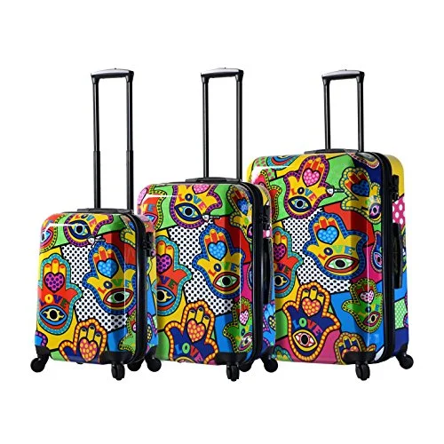 Travel document holders with multiple slots for passports and ticketsWomen's Travel Makeup Bags with Mirror in Pink and BlackMia Toro Italy Hamsa Love Multicolor Hard Side Spinner Luggage 3pc Set, Multi Travel document holders with multiple slots for passports and ticketsWomen's Travel Makeup Bags with Mirror in Pink and BlackMia Toro Italy Hamsa Love Multicolor Hard Side Spinner Luggage 3pc Set, Multi