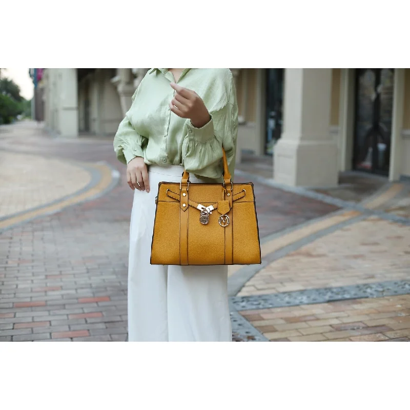 Lightweight luggage tags with personalized names and contact info for easy identificationMKF Collection Christine Satchel & Wallet by Mia K. Lightweight luggage tags with personalized names and contact info for easy identificationMKF Collection Christine Satchel & Wallet by Mia K.