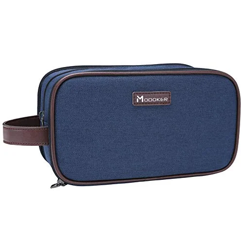 Travel backpack rain covers made of durable nylon materialModoker Bag Easy Organization Travel Toiletry Bag for Men or Women(BLUE)