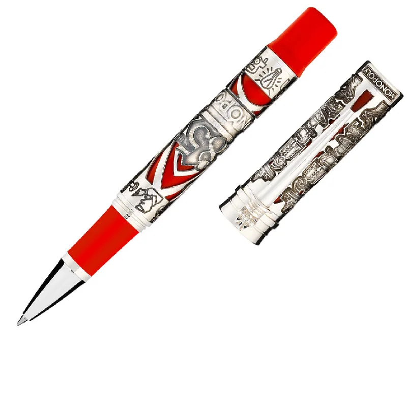 Hanging toiletry bags with multiple compartments for bathroom essentialsWomen's Travel - Friendly Backpack Rain Covers in Transparent MaterialMontegrappa Monopoly Limited Edition Tycoon Style Rollerball Pen Red