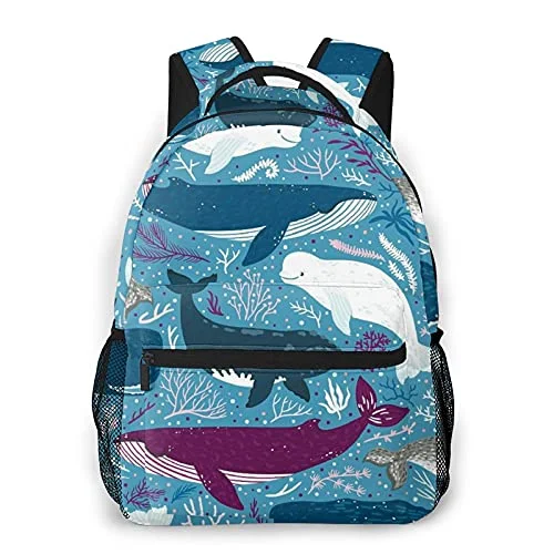 Luggage scales with digital display for accurate weight measurement at homeAnti - Theft Crossbody Travel Bags with RFID Protection in Gray for City TripsMulti leisure backpack,Sea Whales Dolphins Octopus Jellyfish Starfis, travel sports School bag for adult youth College Students