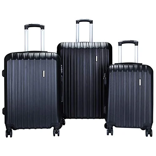 Travel document holders with multiple slots for passports and ticketsMurtisol 3 Pieces ABS Luggage Sets Hardside Spinner Lightweight Durable Spinner Suitcase 20" 24"