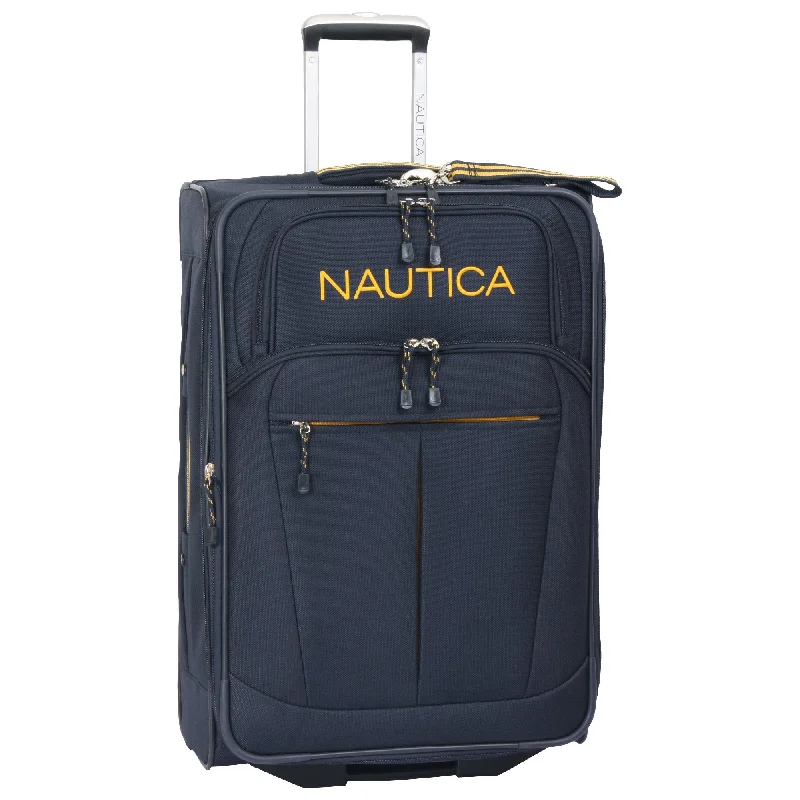 Travel backpack rain covers made of durable nylon materialNautica 24" Expandable Spinner Luggage, Navy/yellow Travel backpack rain covers made of durable nylon materialNautica 24" Expandable Spinner Luggage, Navy/yellow