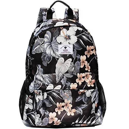Luggage trolley organizers to hold small items like keys and phonesOriginal Floral Leaf Travel Backpack,Waterproof Gym Backpack Suitable for Travel,Gym,School,Shopping,Yoga,Hiking,Beach (I)