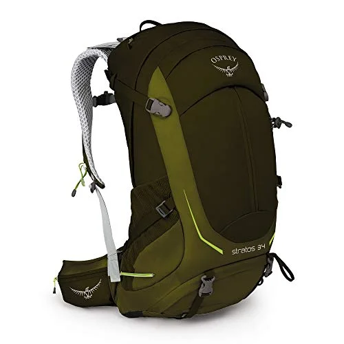 TSA-approved combination locks for luggage security during international travelOsprey Stratos 34 Men's Hiking Backpack, Gator Green , Small/Medium