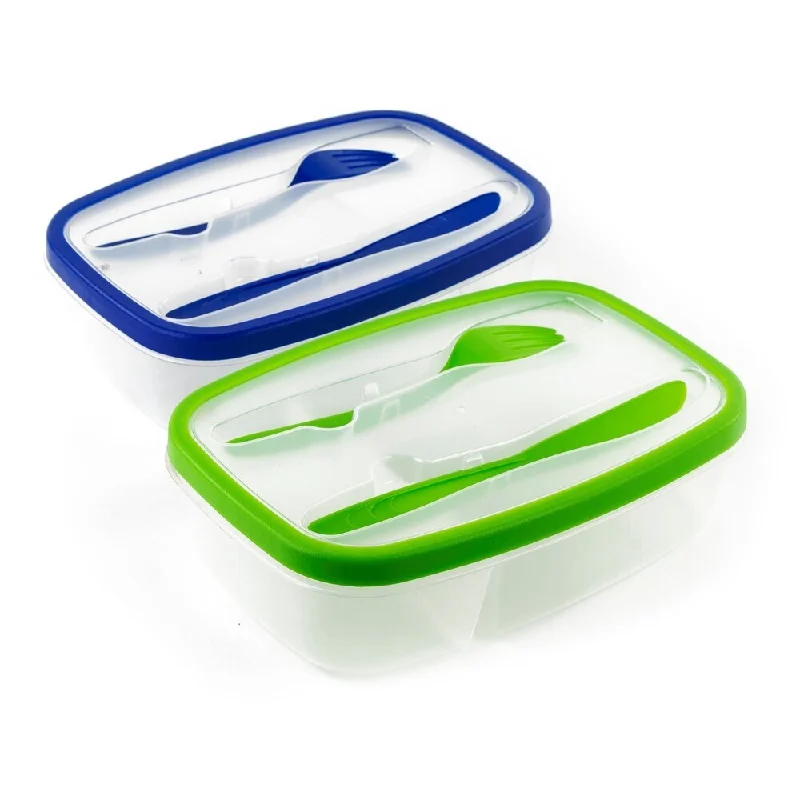 Travel document holders with multiple slots for passports and ticketsPack of 2 Plastic Bento Lunch Box Set with Utensils - Food Storage Containers