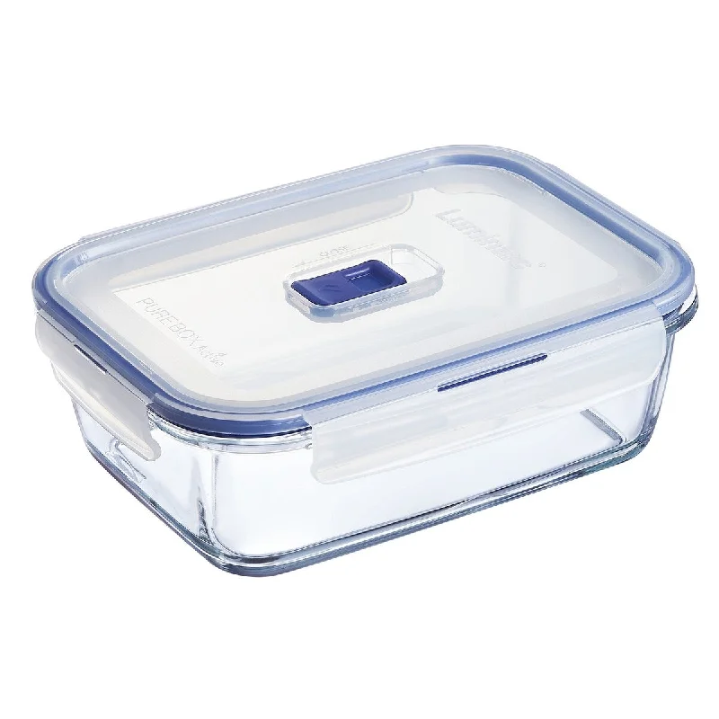 Hanging toiletry bags with multiple compartments for bathroom essentialsPure Box Active Rectangle 5.1 Cup Food Storage, Set of 6 - Blue