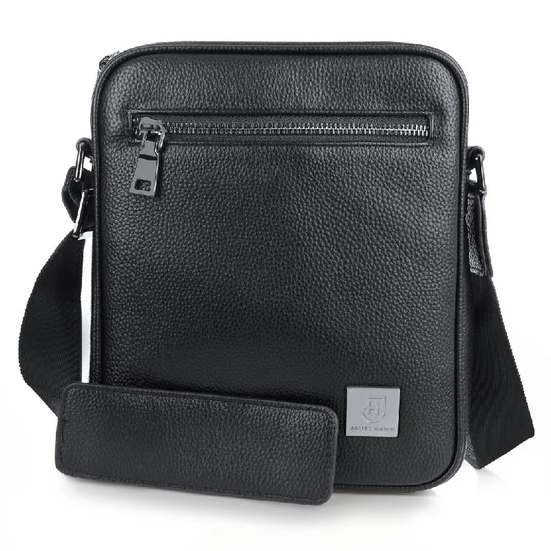 Travel garment hangers that are foldable for easy packingJames Hawk Leather Reporter Bag with RFID Blocking