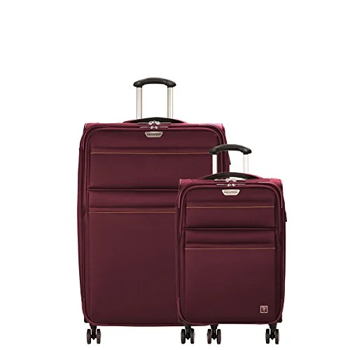 Waterproof luggage covers for protection against rain on outdoor tripsRicardo Beverly Hills Mar Vista 2.0 | 2-Piece Set | 21-Inch C/O And 29-Inch Spinner (Wine)