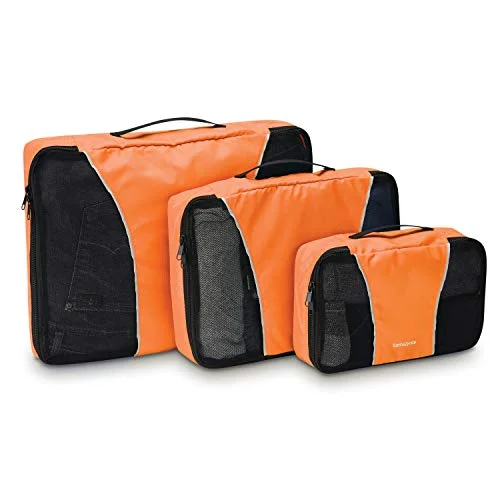 Suitcase wheels replacement kits for smooth rolling after long - term useSamsonite 3 Piece Packing Cube Set, Orange Tiger, One Size