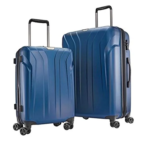 Portable shoe bags to keep footwear separate in suitcasesSamsonite Cruise Pc-Lite Hardside 2 Piece Set Navy