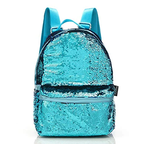 Magnetic luggage labels that can be easily changed or removedSequin backpack for girl magic sequin backpack glitter backpack (Blue) Magnetic luggage labels that can be easily changed or removedSequin backpack for girl magic sequin backpack glitter backpack (Blue)