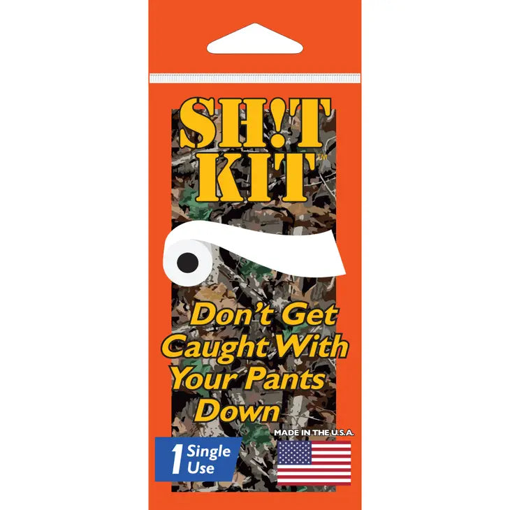 Hanging toiletry bags with multiple compartments for bathroom essentialsOn Sale- Sh!t Hygiene Kit- $2.00