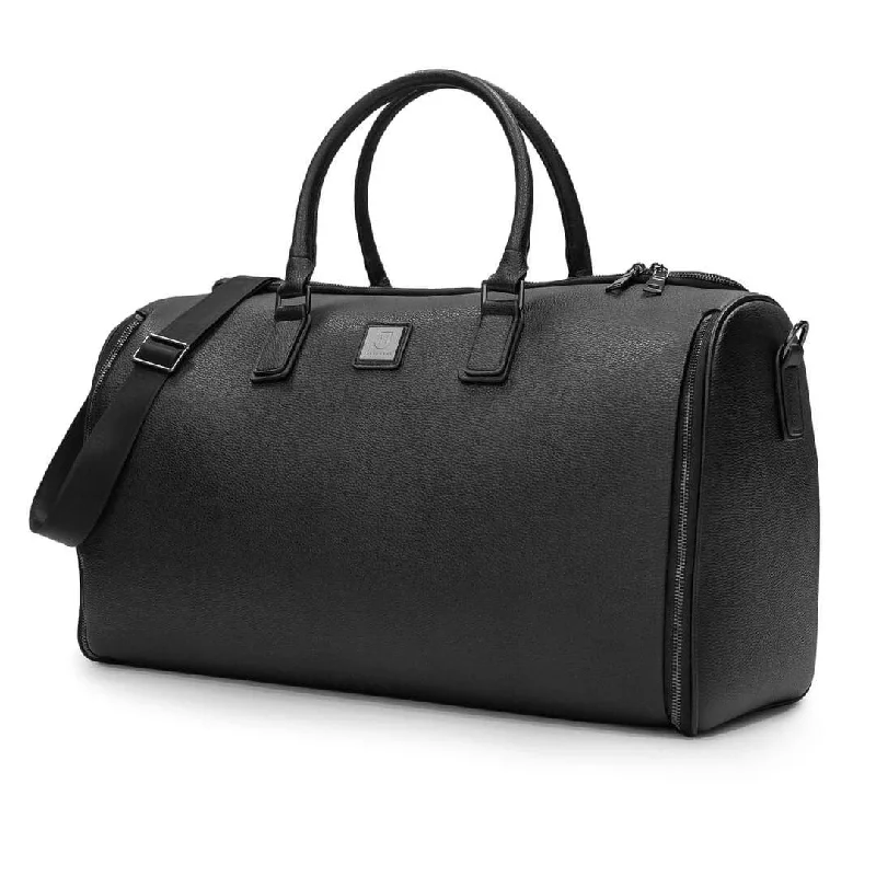 Travel backpack rain covers made of durable nylon materialOn Sale- James Hawk Leather Weekender Suit/ Hangable Garment Bag with RFID blocking
