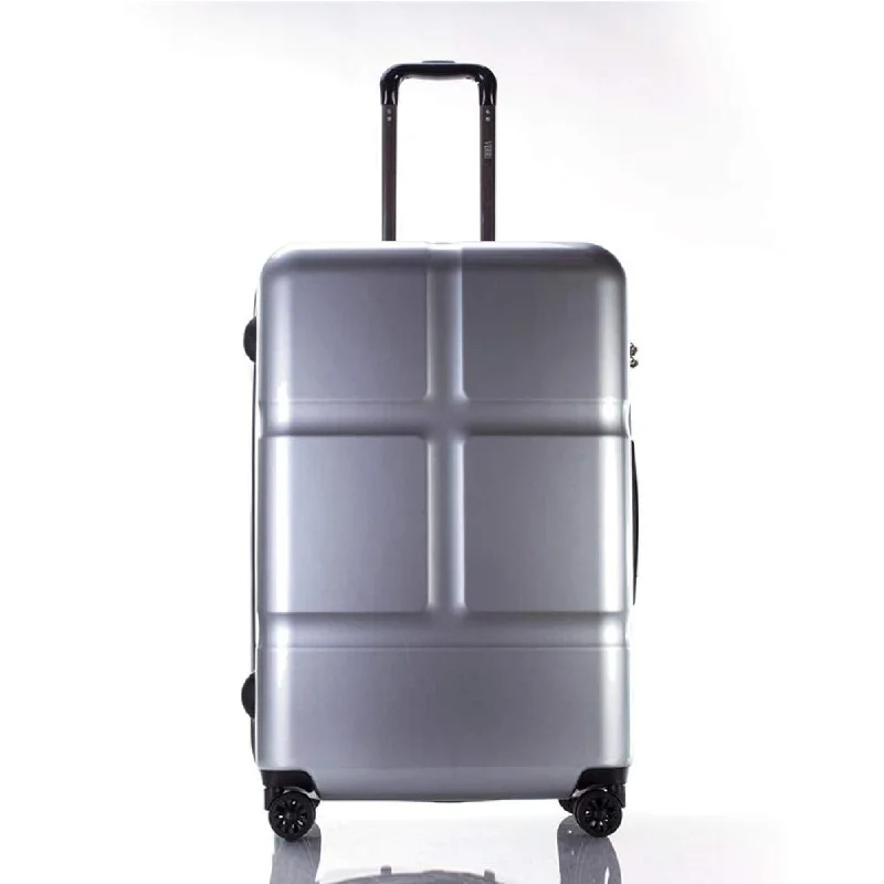 Anti - theft RFID blocking travel wallet for safe money and card storageSuitcase, Lightweight, Large 28-Inch Hard-Shell Aluminum Alloy Suitcase, 4 Spinner Wheels, Abs Luggage Travel Trolley, Silver, 20 inch