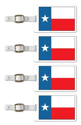 Travel document holders with multiple slots for passports and ticketsTag Crazy Texas Premium Luggage Tags Set Of Four, Red, One Size Travel document holders with multiple slots for passports and ticketsTag Crazy Texas Premium Luggage Tags Set Of Four, Red, One Size