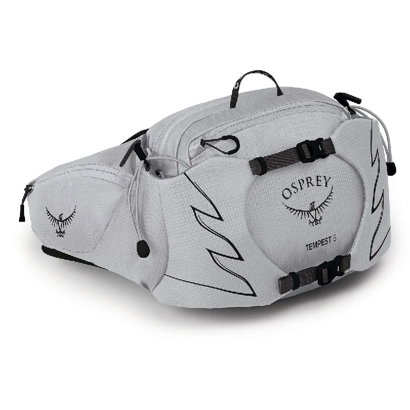 Hanging toiletry bags with multiple compartments for bathroom essentialsTempest 6L Women's Lumbar Hiking Wasit Pack, Aluminum Grey