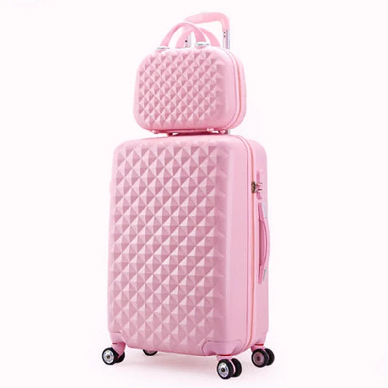 Expandable packing cubes sets in various sizes for organized suitcase packingTravel Suitcase Set Rolling Luggage Set Spinner Trolley Case 20" Boarding Wheel Woman Cosmetic Case