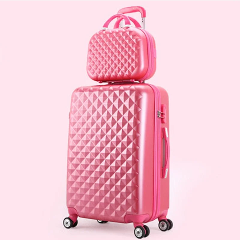Hanging toiletry bags with multiple compartments for bathroom essentialsTravel Suitcase Set Rolling Spinner Luggage Set Trolley Case Boarding Wheel Woman Cosmetic Case