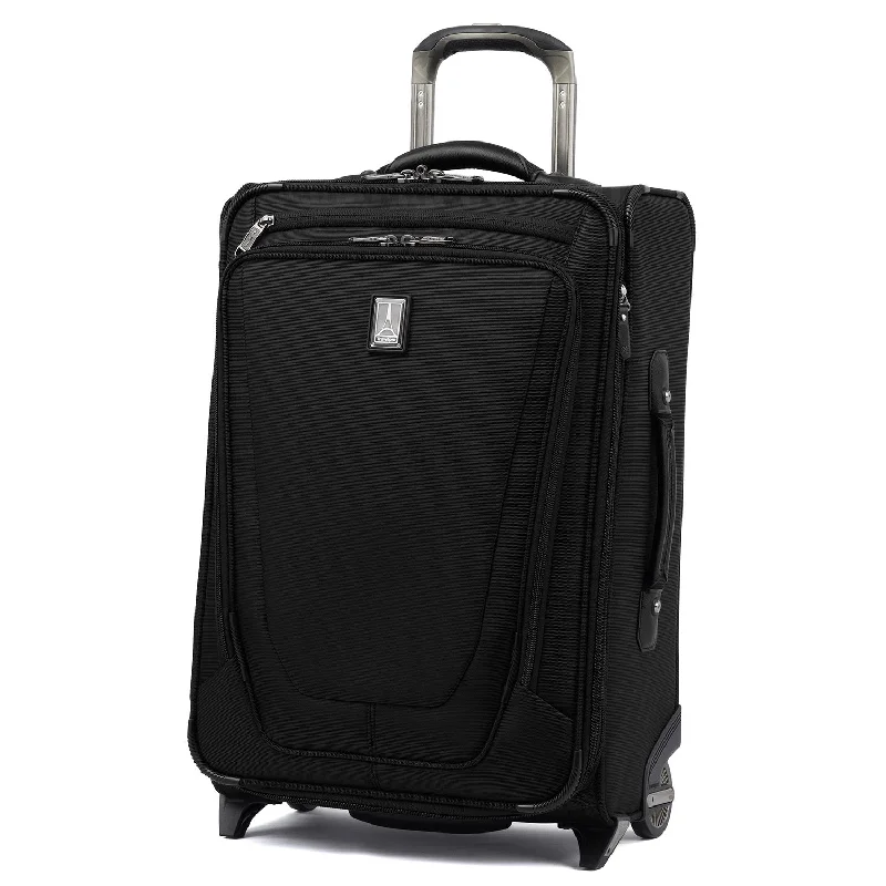 Lightweight luggage tags with personalized names and contact info for easy identificationTravelpro Luggage Crew 11 22" Carry-on Expandable Rollaboard w/Suiter and USB Port, Black