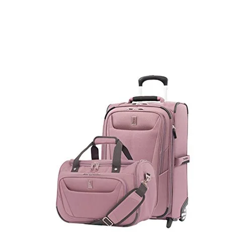 Portable shoe bags to keep footwear separate in suitcasesTravelpro Luggage Maxlite 5 | 2-Piece Set | Soft Tote And 22-Inch Rollaboard (Dusty Rose)