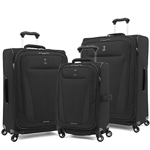 Neck pillows with memory foam for comfortable in - flight or car ridesTravelpro Luggage Maxlite 5 | 3-Pc Set | 21" Carry-On, 25" & 29" Exp. Spinners (Black)