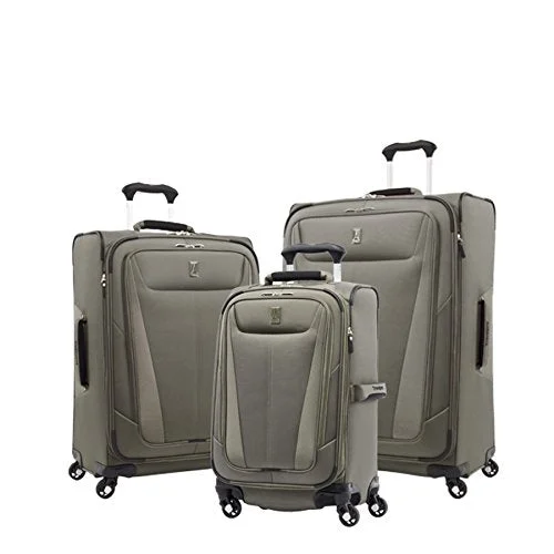 Luggage straps with buckle closures to secure overstuffed bagsTravelpro Luggage Maxlite 5 | 3-Pc Set | 21" Carry-On, 25" & 29" Exp. Spinners (Slate Green)