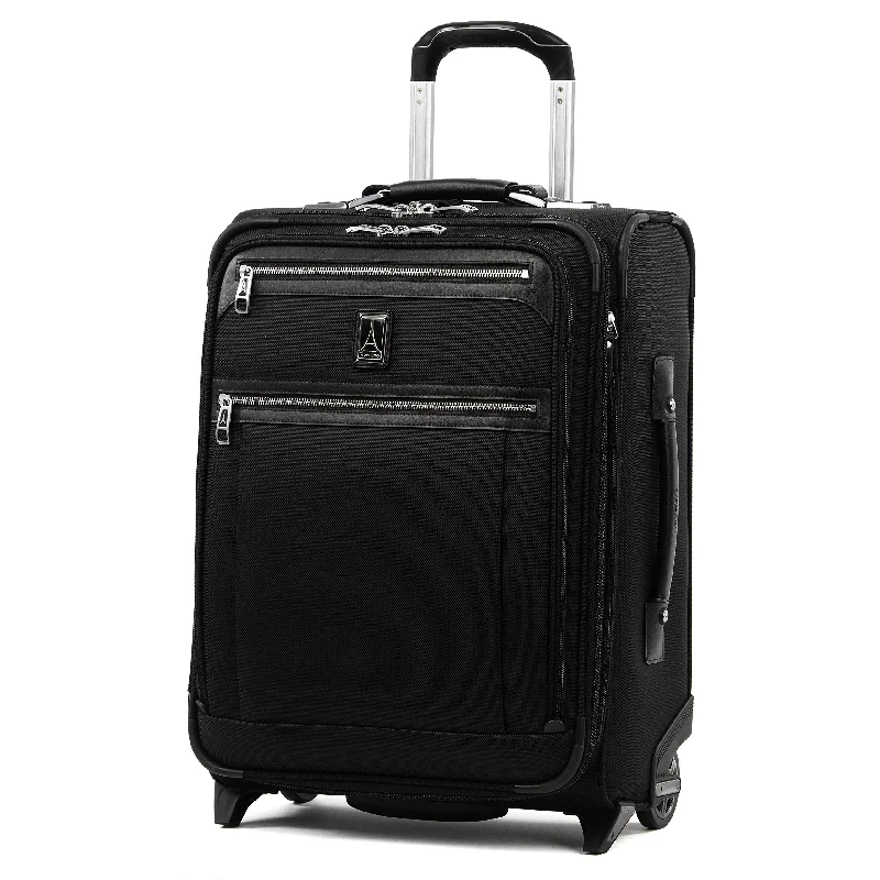 Hanging toiletry bags with multiple compartments for bathroom essentialsTravelpro Luggage Platinum Elite 20" Carry-on Intl Expandable Rollaboard w/USB Port, Shadow Black