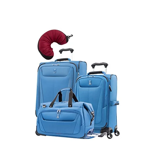 Luggage straps with buckle closures to secure overstuffed bagsTravelpro Maxlite 5 | 4-Pc Set | Carry-On Duffel, 21" Carry-On & 25" Exp. Spinners With Travel