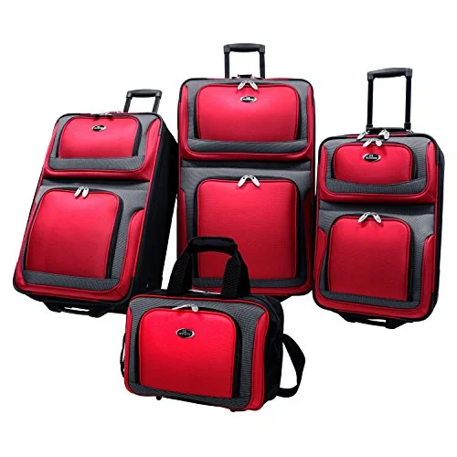 Luggage scales with digital display for accurate weight measurement at homeU.S Traveler New Yorker Lightweight Expandable Rolling Luggage 4-Piece Suitcases Sets - Red Luggage scales with digital display for accurate weight measurement at homeU.S Traveler New Yorker Lightweight Expandable Rolling Luggage 4-Piece Suitcases Sets - Red
