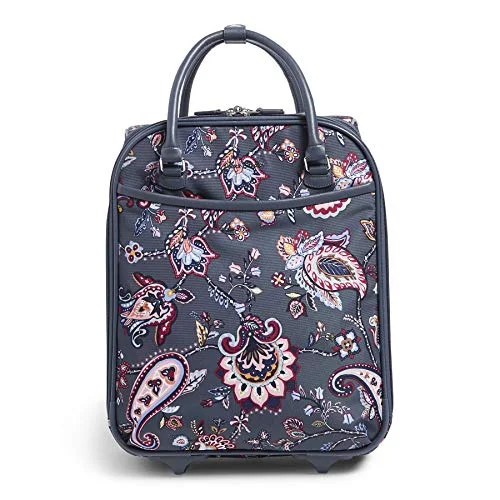 Magnetic luggage labels that can be easily changed or removedVera Bradley Softside Rolling Work Bag, Felicity Paisley