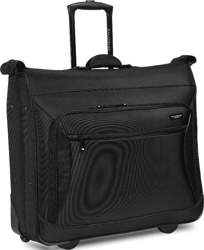 Compression packing bags to save space in travel backpacksWallyBags 45” Premium Rolling Garment Bag with multiple pockets