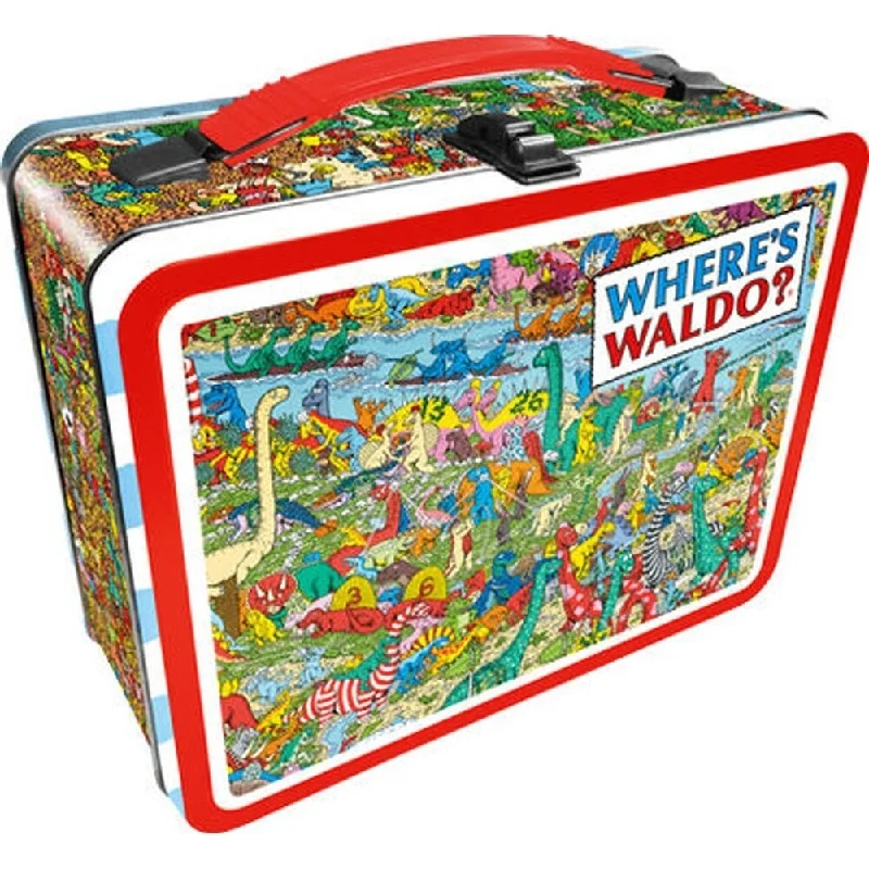 Magnetic luggage labels that can be easily changed or removedWhere's Waldo Lunch Box
