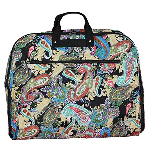 Waterproof luggage covers for protection against rain on outdoor tripsWorld Traveler 40-inch Hanging Garment Bag-Multi Paisley, One Size