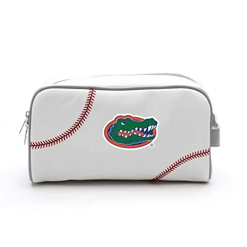 Travel document holders with multiple slots for passports and ticketsZumer Sport Florida Gators Baseball Leather Travel Toiletry Kit Zippered Pouch Bag - Made from The Same Materials as a Baseball - White
