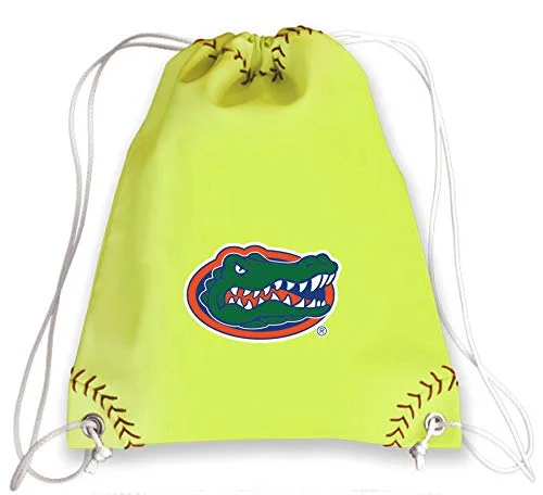Waterproof luggage covers for protection against rain on outdoor tripsZumer Sport Florida Gators Softball Leather Drawstring Shoulder Backpack Bag - Made from the same materials as a Softball - Yellow
