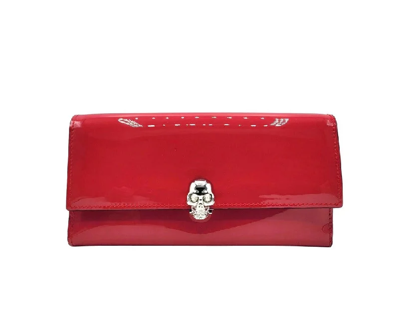 How to clean and maintain metal money clipsAlexander McQueen Women's  Patent Leather Continental Wallet