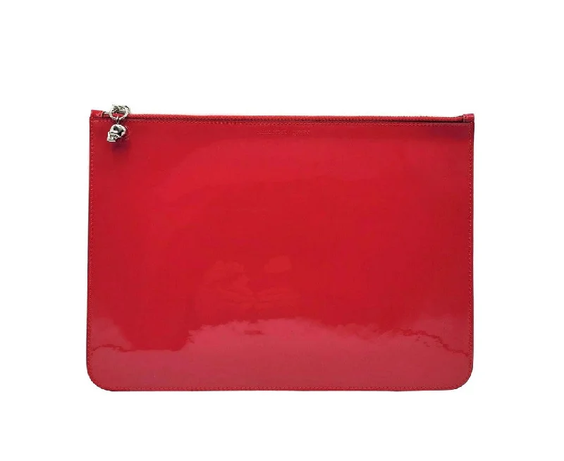 How to choose the right money clipAlexander McQueen Women's  Patent Leather SkullPouch