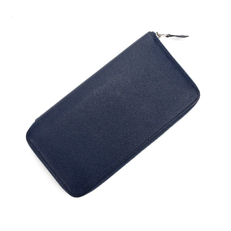 Women's money clip with a braided leather strap​Azap Silk'in Wallet