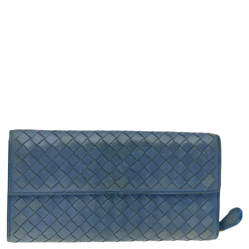 Women's money clip for a bridal party giftBottega Veneta Blue Intrecciato Leather Continental Flap Wallet.. Women's money clip for a bridal party giftBottega Veneta Blue Intrecciato Leather Continental Flap Wallet..
