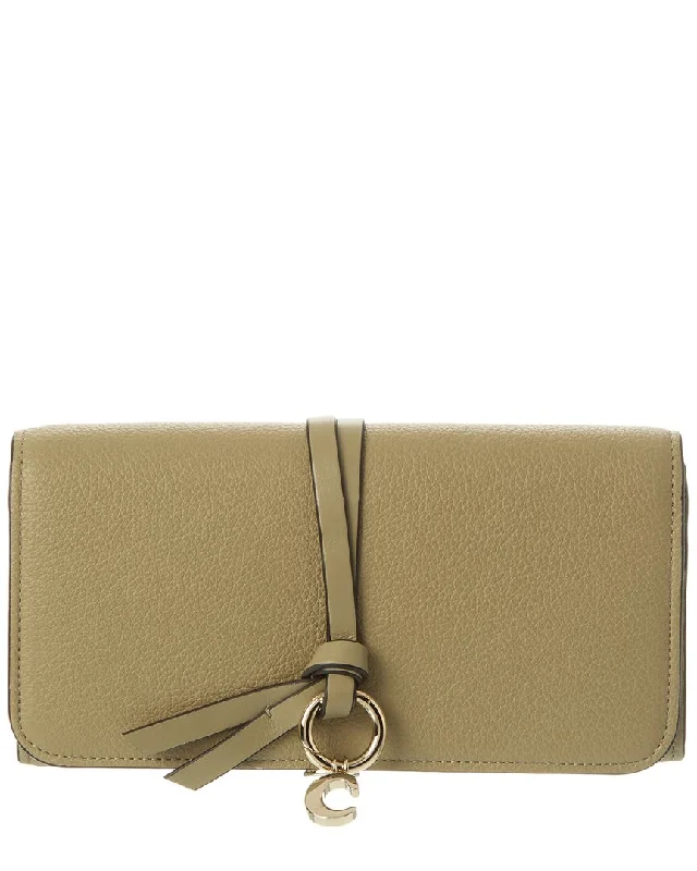 Lightweight money clips for travelChloé Alphabet Leather Continental Wallet
