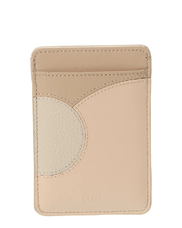 Vintage-style money clips for collectorsChloé Moona Leather Card Holder