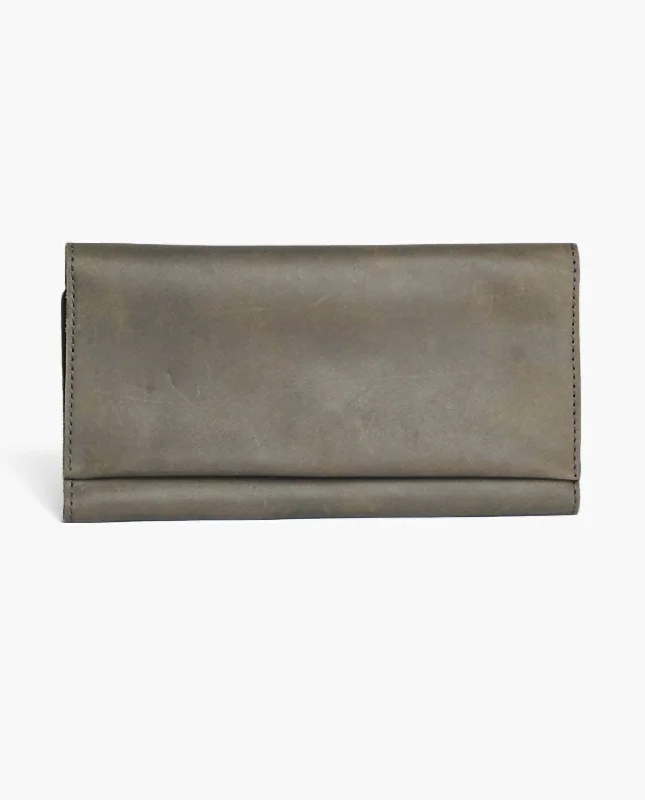 Luxury leather money clips with card slotsDebre Wallet In Slate