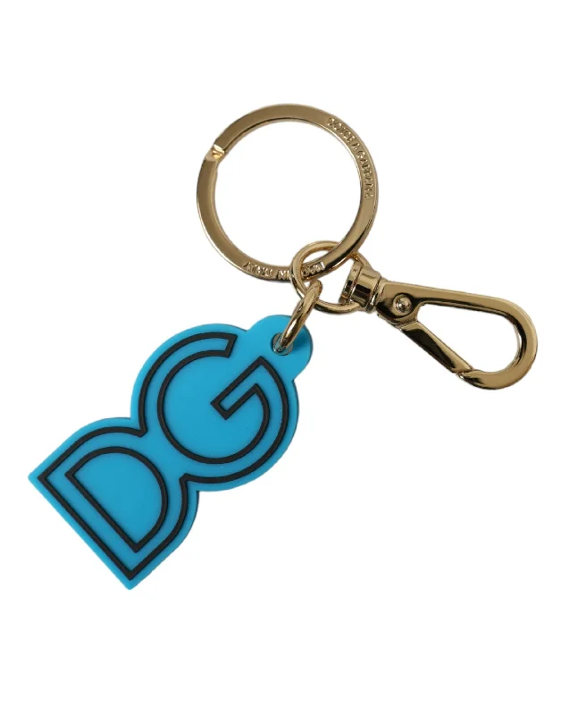 Stainless steel money clips for durabilityDolce & Gabbana blue Rubber Tone Metal DG Logo Keyring Women's Keychain Stainless steel money clips for durabilityDolce & Gabbana blue Rubber Tone Metal DG Logo Keyring Women's Keychain