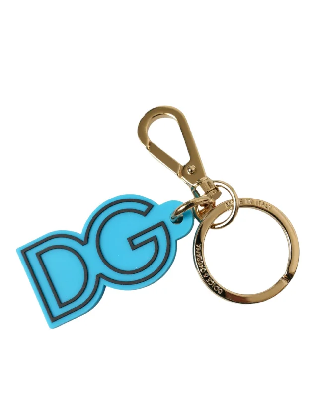 Elegant money clips for weddingsDolce & Gabbana blue Rubber Tone Metal DG Logo Keyring Women's Keychain Elegant money clips for weddingsDolce & Gabbana blue Rubber Tone Metal DG Logo Keyring Women's Keychain