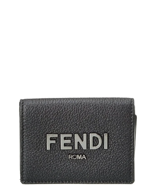 Best money clips for cash and cardsFENDI Trifold Leather Wallet