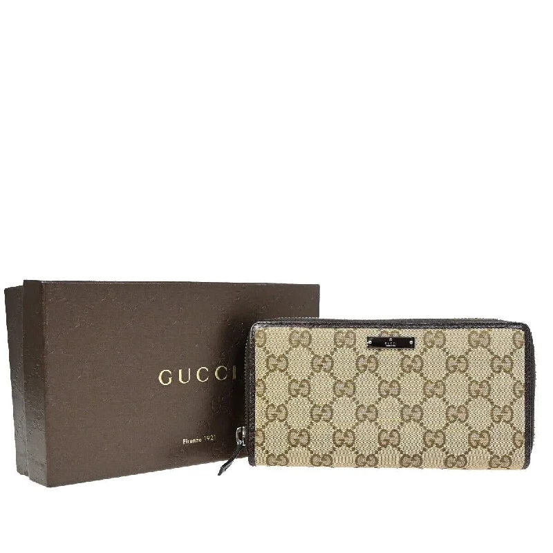 Top-rated money clips for everyday useGucci Gg Canvas  Calfskin Wallet  (Pre-Owned)