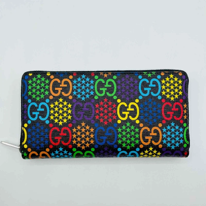 Personalized engraved money clips for menGucci Unisex Supreme GG Leather Psychedelic Zip Around Wallet Personalized engraved money clips for menGucci Unisex Supreme GG Leather Psychedelic Zip Around Wallet