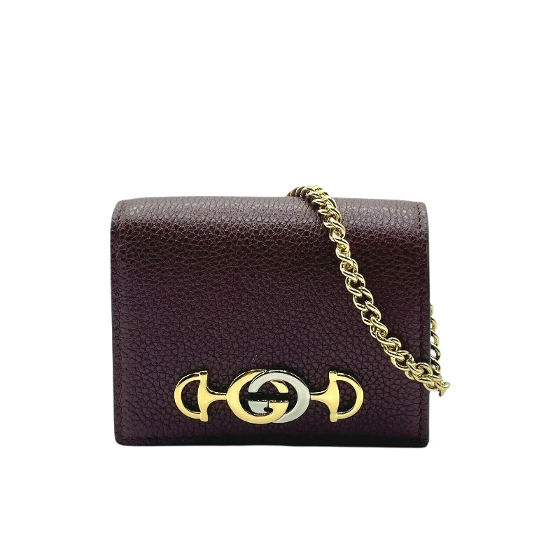 Money clips for holding large amounts of cashGucci Zumi Leather Chain Bi-Fold Mini Wallet Money clips for holding large amounts of cashGucci Zumi Leather Chain Bi-Fold Mini Wallet